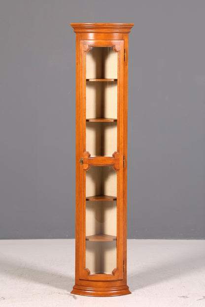 Wunderschöne Original Selva Eckvitrine Antik Stil Vitrine Schrank Geschirrschrank Glasvitrine