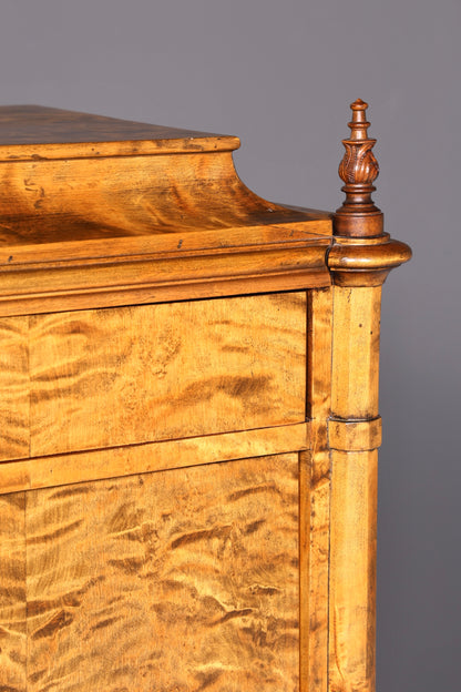 G545 Finish cm Stilvoller Biedermeier Sekretär Louis Philippe Vertiko Antik Kommode Schreibkommode Office Desk (Kopie)