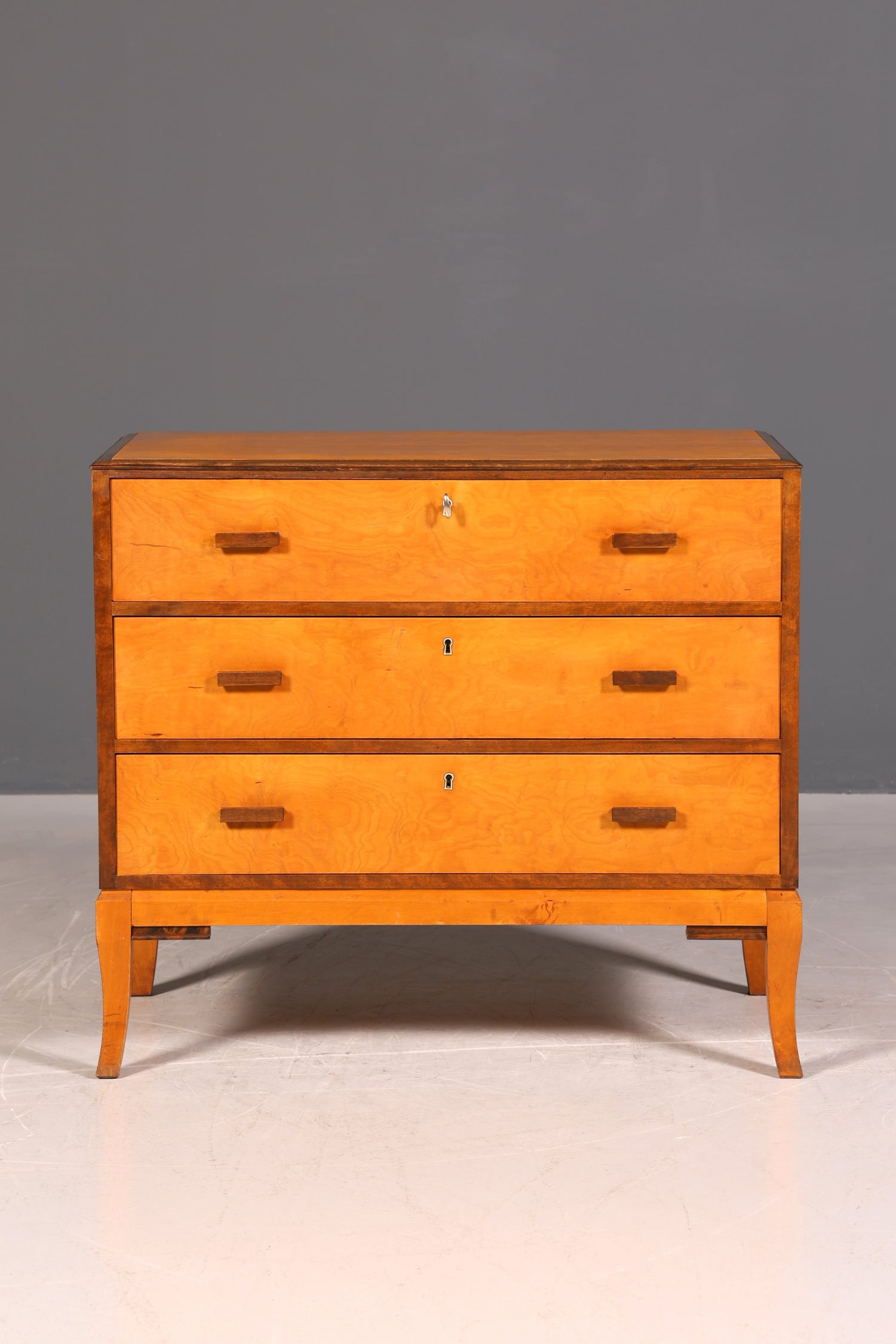 Wunderschöne Art Deco Stil Kommode um 1940 Sideboard Schubladenkommode