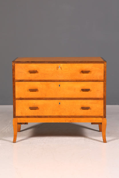 Wunderschöne Art Deco Stil Kommode um 1940 Sideboard Schubladenkommode