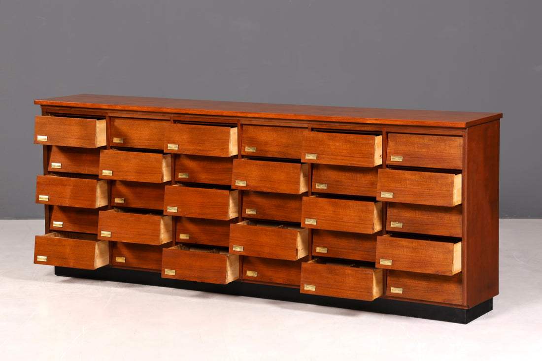 G112 Finish Wunderschöne Mid Century Kommode Vintage Bauhaus Apotheker Schrank Retro Schubladenkommode