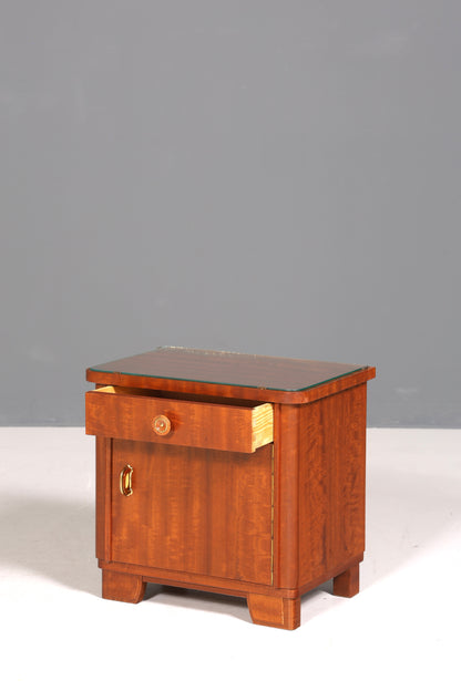 Schlichte Mid Century Kommode Vintage Klappschränkchen Danish Design Nachttisch 1 von 2