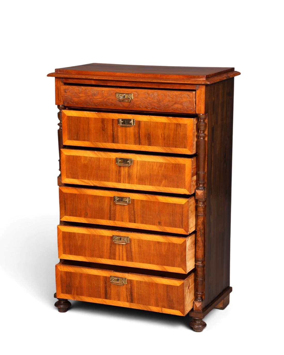Edle Gründerzeit Kommode um 1890 Jugendstil Vertiko Antik Chiffoniere Wäschekommode