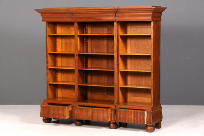 Traumhaftes Jugendstil Bücherregal Regal Gründerzeit um 1900 Antik Buchablage Eiche
