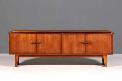 Schlichtes Mid Century Sideboard Vintage TV Kommode 60s Schrank Retro Longboard