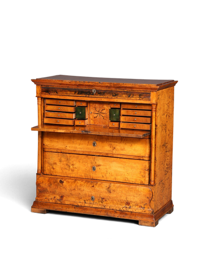 G794 Finish Wunderschöner Original Biedermeier Sekretär um 1860 Englisch Kommode Antik Bürokommode (Kopie)