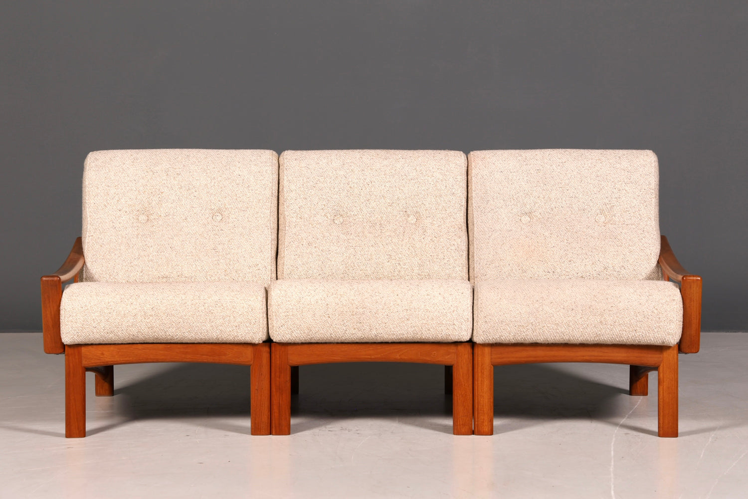 Wunderschönes Mid Century 3er Sofa Retro Couch Danish Design Polstersofa Vintage Canapé