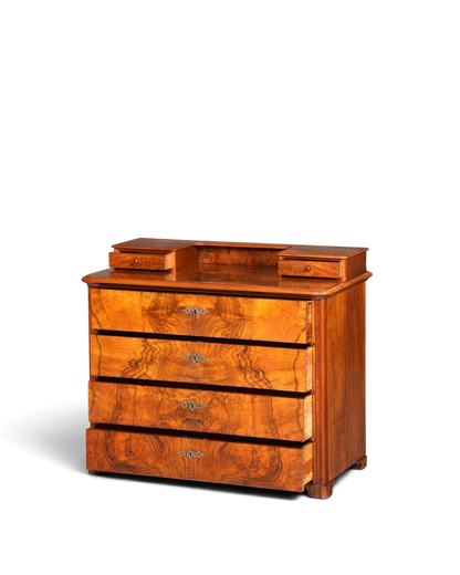 F963 Finish cm Wunderschöne Gründerzeit Kommode Louis Philippe Nussbaum Schubladen Kommode Sideboard um 1880