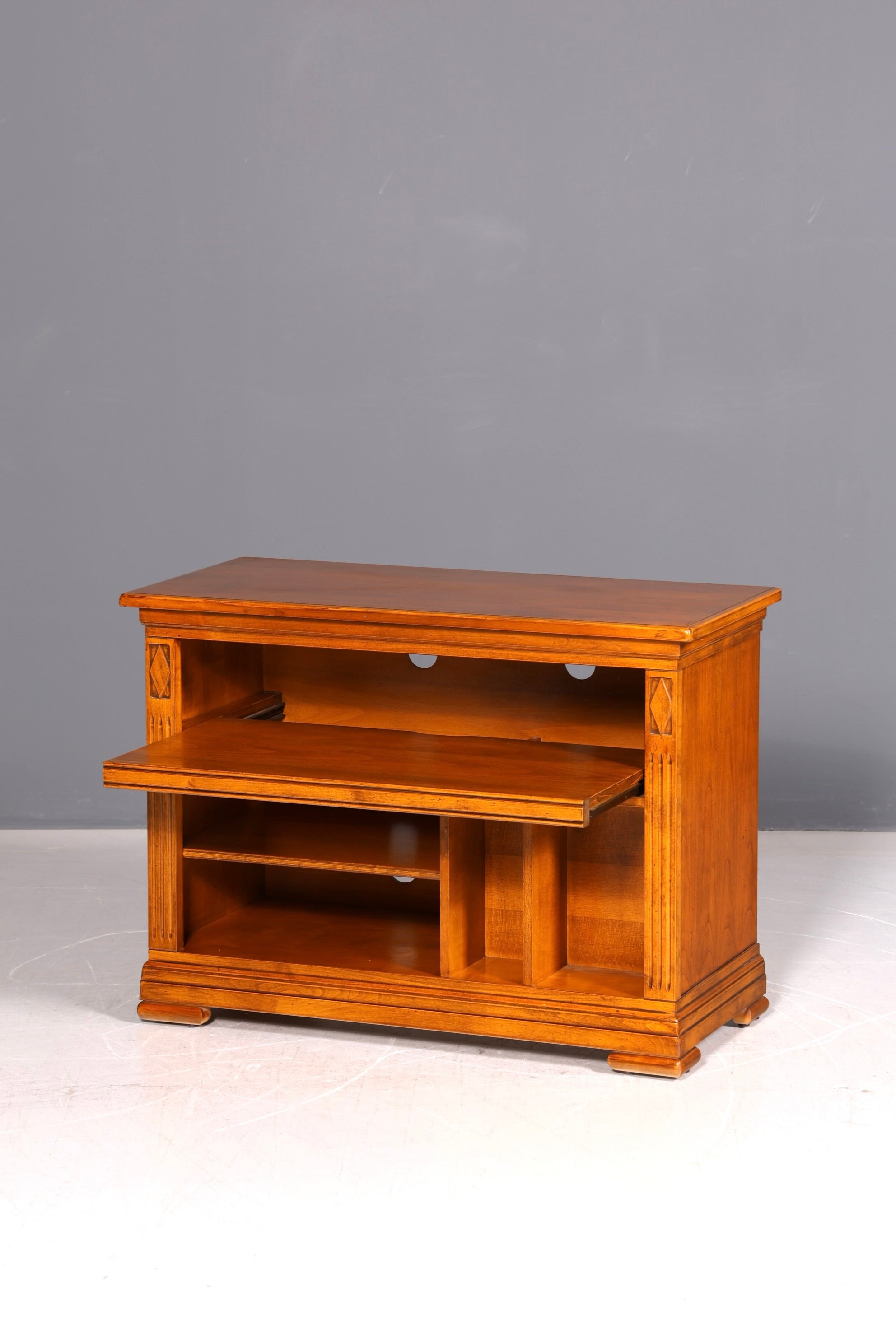 Edles Selva Regal TV-Schrank Villa Borghese Sideboard Kommode Massiv Holz Made in Italy Vintage