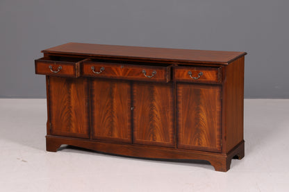 Wunderschönes Englisches Sideboard Mahagoni Schrank 60er Buffetschrank Kommode Anrichte Vintage