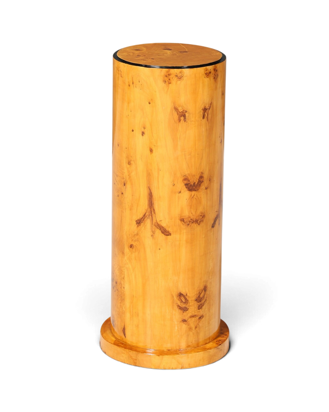 Wunderschöne Art Deco Design Säule Birke Beistelltisch Ablagetisch