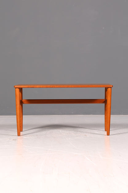 Wunderschöner Mid Century Couchtisch Teak Ablagetisch Vintage Coffee Table 70er Wohnzimmertisch 1 von 2