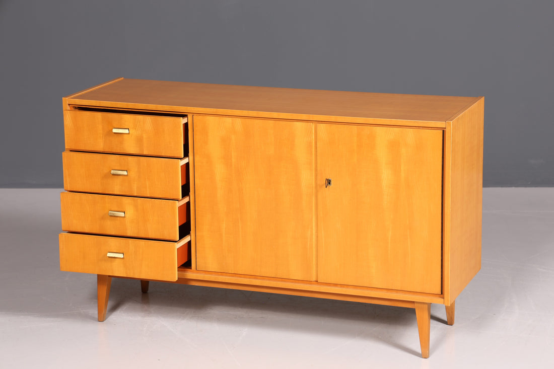 Magnifique buffet de style mid-century, meuble TV vintage rétro, commode, années 1960