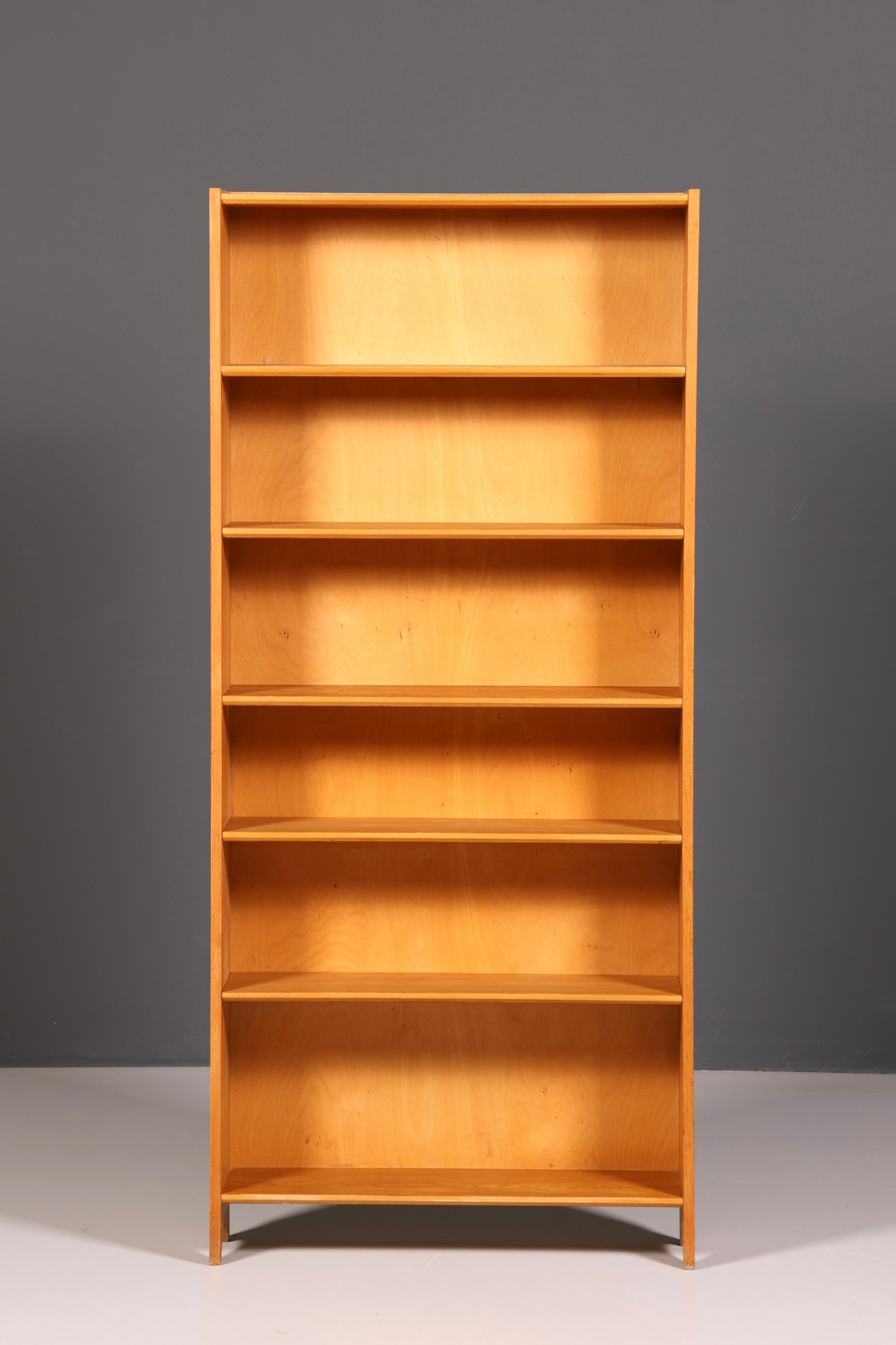 Schlichtes Mid Century Regal Vintage Bücherregal Schrank Buchablage 60s Bookshelf