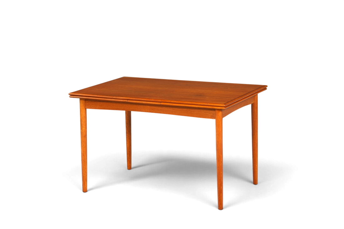 F903 Finish cm Traumhafter Mid Century Esstisch ausziehbarer Danish Design Teak Holz Küchentisch Esszimmer Tisch