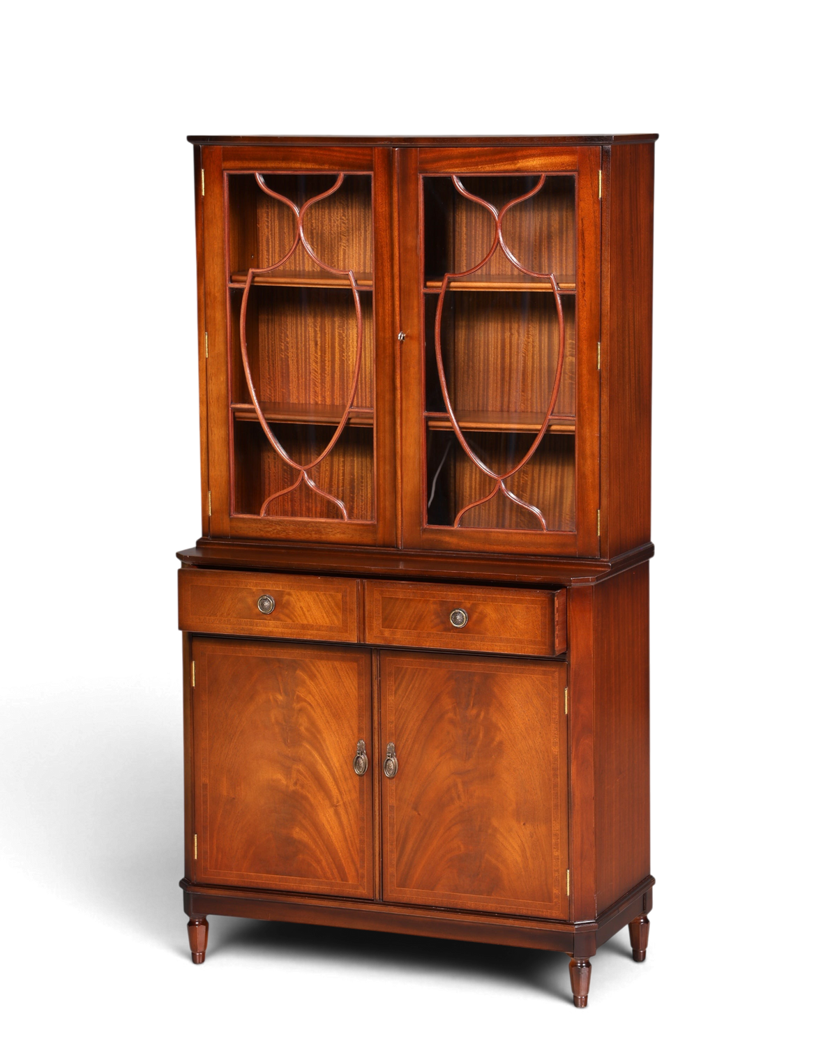 F968 Finish cm Wunderschöne Englische Vitrine Bibliothek Bücherschrank UK Buffet Schrank 60s Jahre