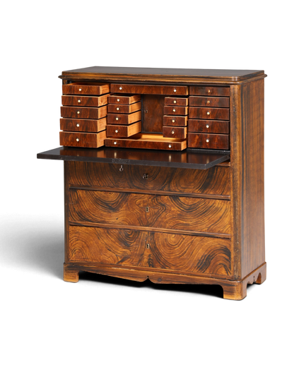 Stilvoller Biedermeier Sekretär Vertiko Antik Kommode Louis Philippe Schreibkommode