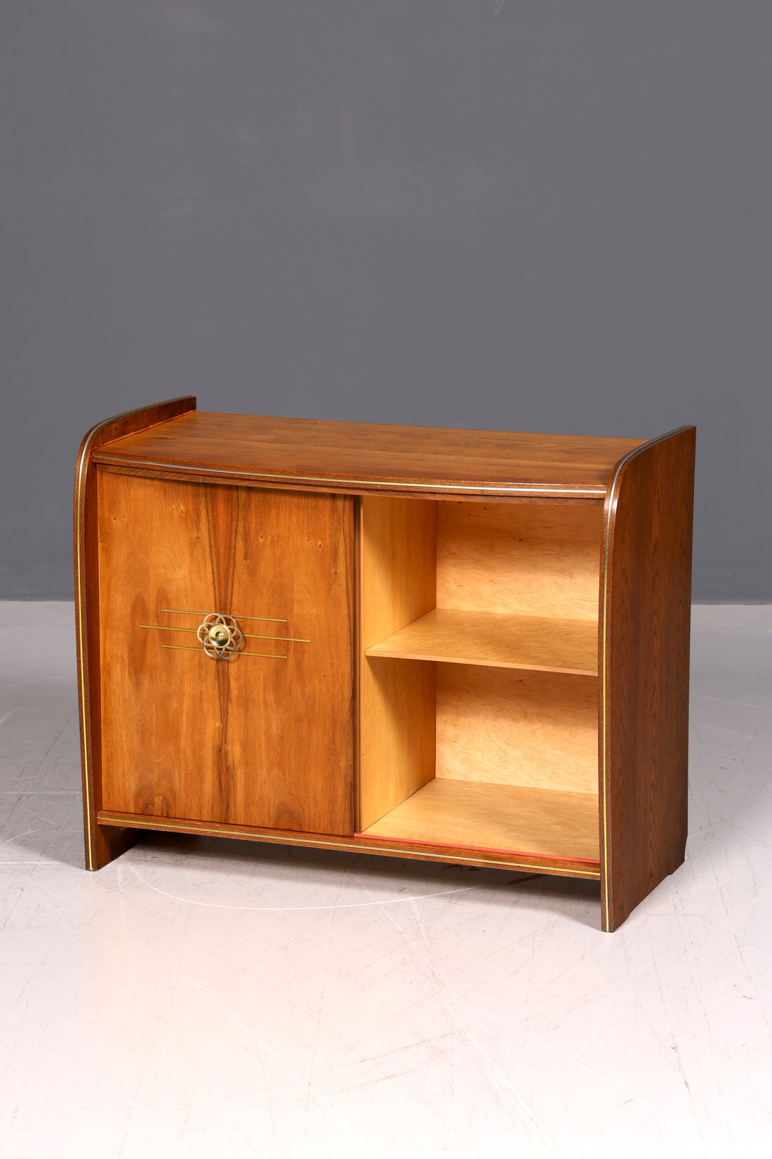 Beautiful Mid Century Display Cabinet Retro Bar Cabinet Vintage Bar Cabinet Sideboard Real Wood 60s