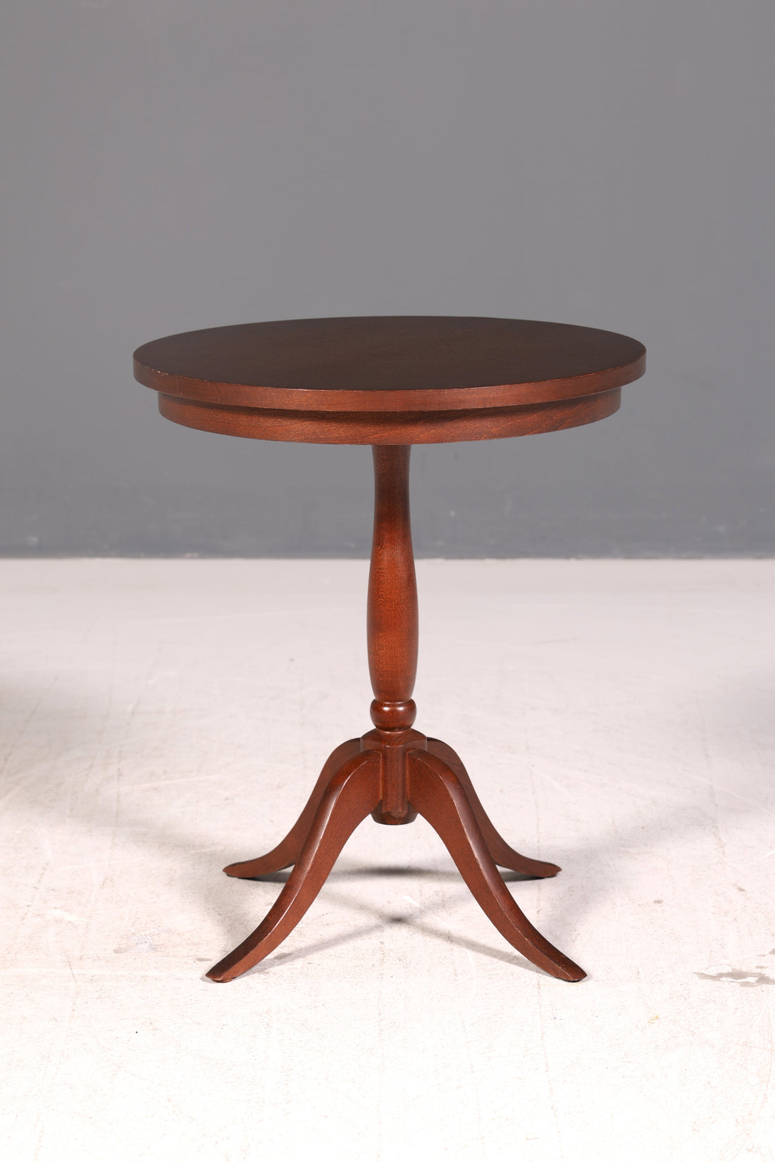 Edler Beistelltisch Blumentisch Mahagoni Antik Stil Dreibein Ablagetisch Vintage Tisch