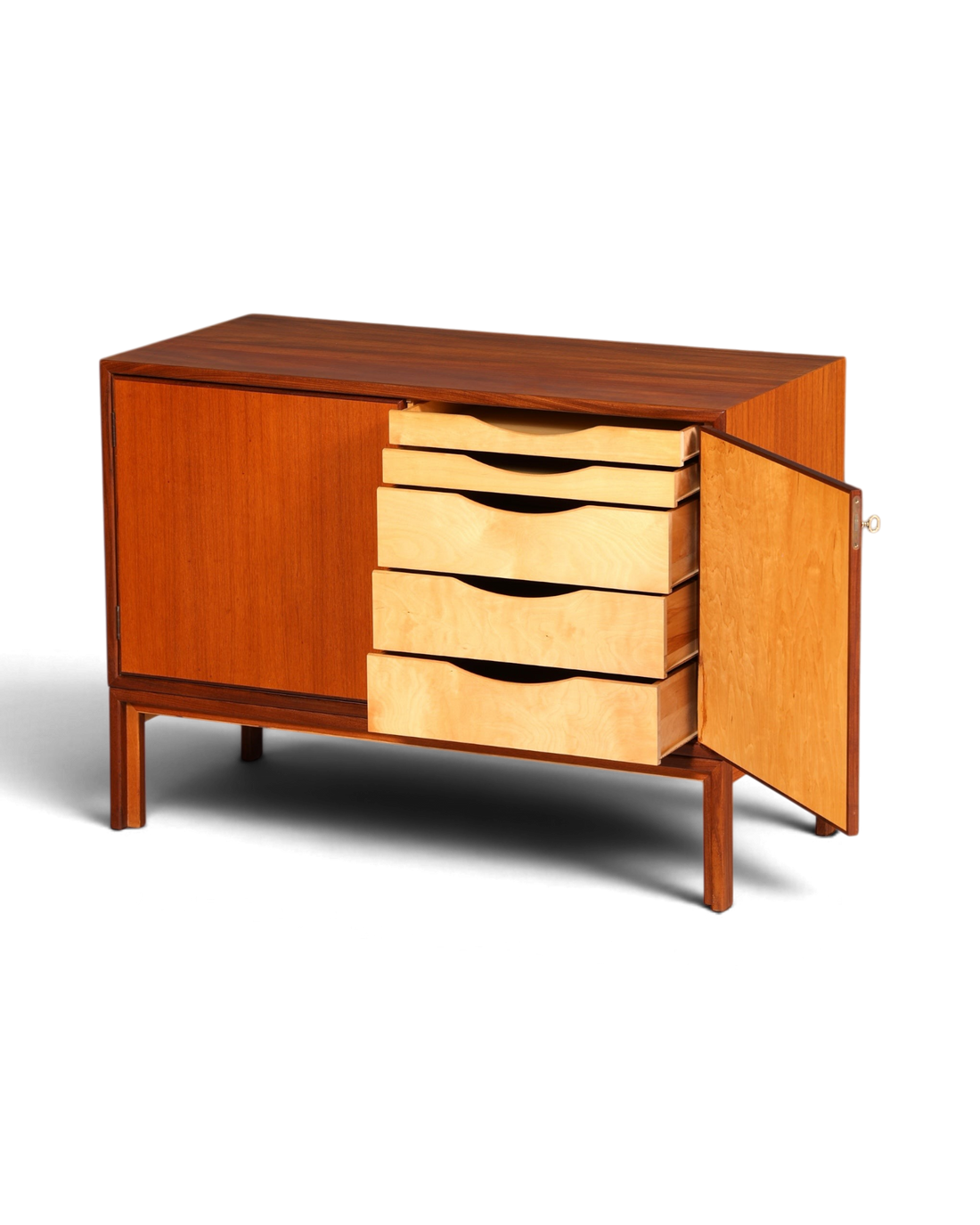 G444 Finish Wunderschöne Mid Century Kommode Vintage Schrank Retro Flur Kommode 60s Regal Sideboard (Kopie)