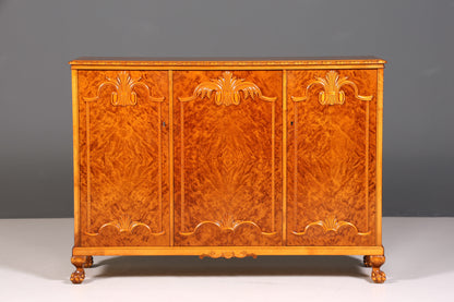 Meuble Chippendale onirique, buffet haut de style baroque, commode ancienne des années 50/60