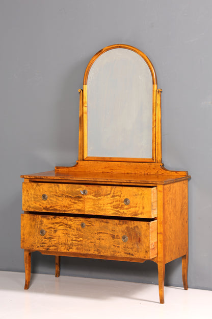Wunderschöne Art Deco Stil Kommode um 1940 Spiegel Sideboard Schubladenkommode