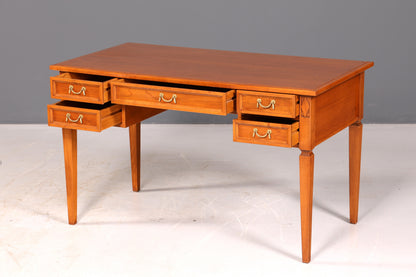 Traumhafter Original Selva Schreibtisch Villa Borghese Antik Stil Kirschbaum Bürotisch Office Desk Vintage