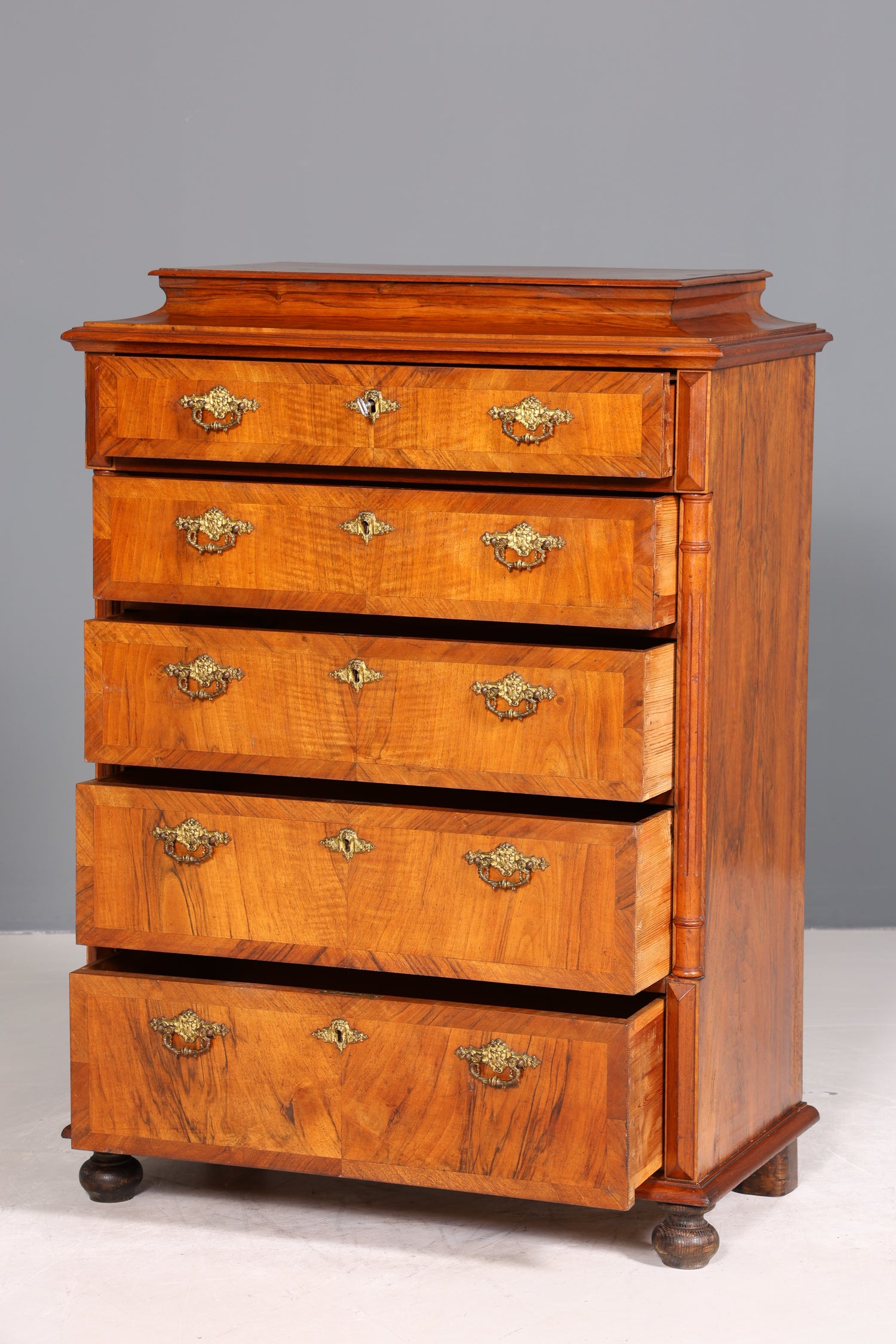 Edle Gründerzeit Kommode Jugendstil Vertiko Schubladenkommode Antik Wäschekommode