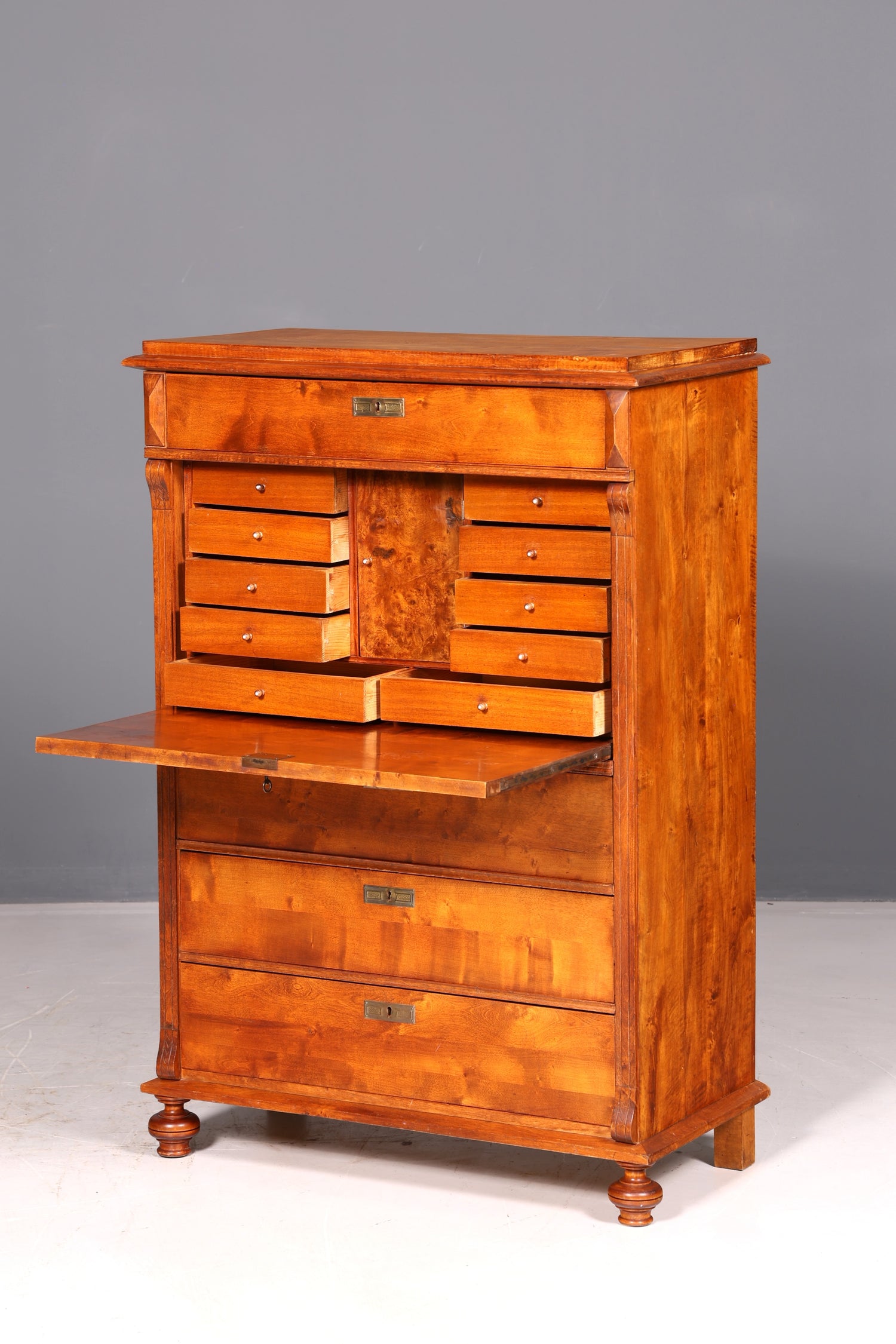 Wunderschöner Gründerzeit Sekretär Kommode Jugendstil Schubladenkommode Antik Vertiko Vintage