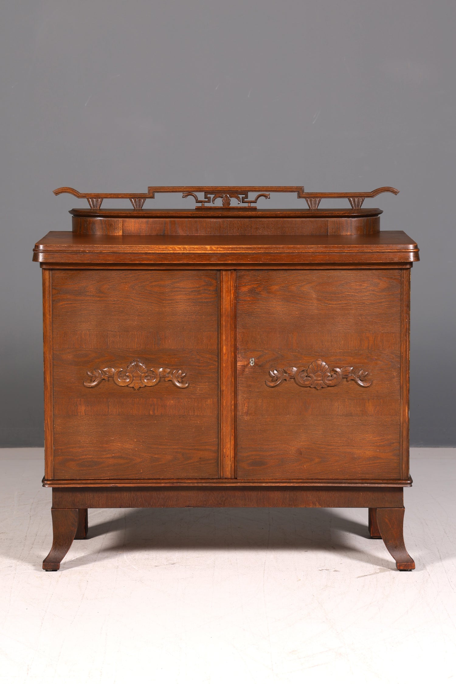 Traumhafter Jugendstil Schrank Eiche Antik Sideboard Buffet Anrichte Kommode