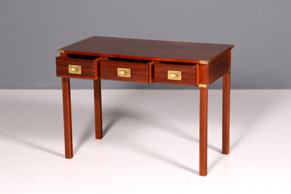 Edler Maritimer Schreibtisch Englischer Military Chest Bürotisch Office Table