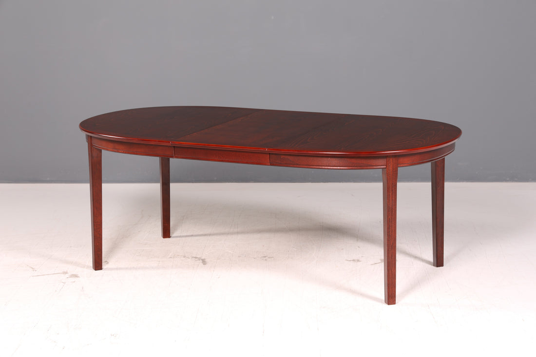 Traumhafter Mid Century Esstisch ausziehbar Oval Tisch Esszimmertisch Küchentisch Vintage Danish