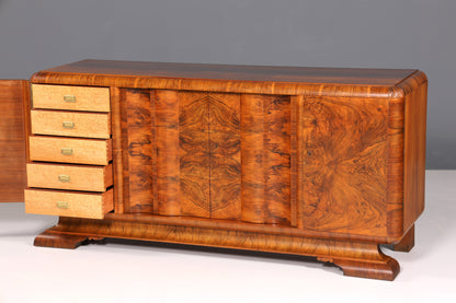 Wunderschönes Original Art Deco Sideboard Antik Schrank TV Kommode Buffet um 1930