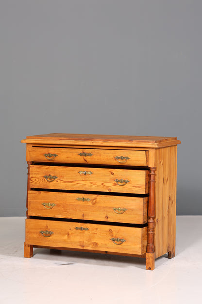 Wunderschöne Gründerzeit Kommode Weichholz Antik um 1880 Landhaus Stil Schubladen Kommode