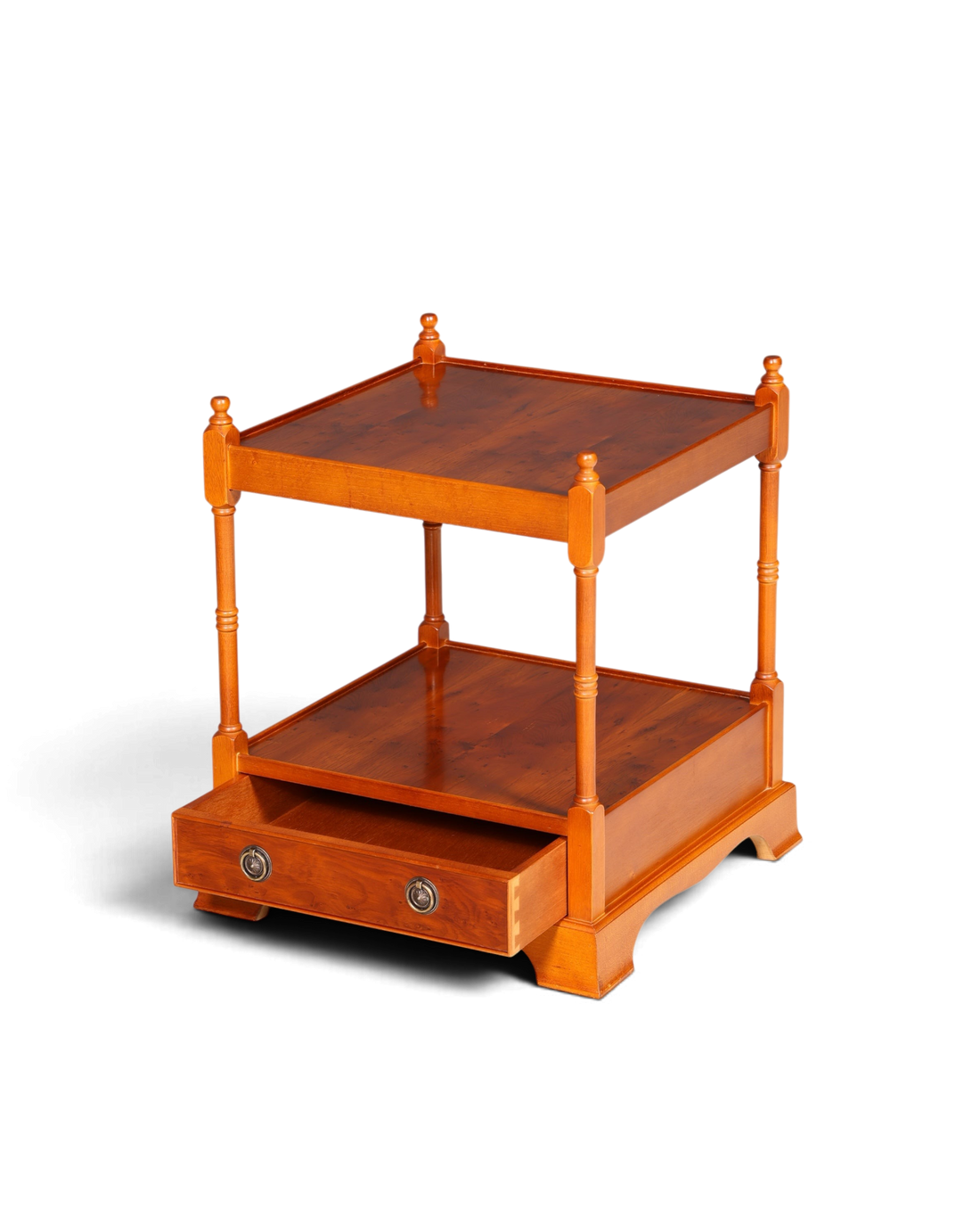 Traumhafter Englischer Antik Couchtisch Beistelltisch Regency Stil Ablagetisch Massivholz