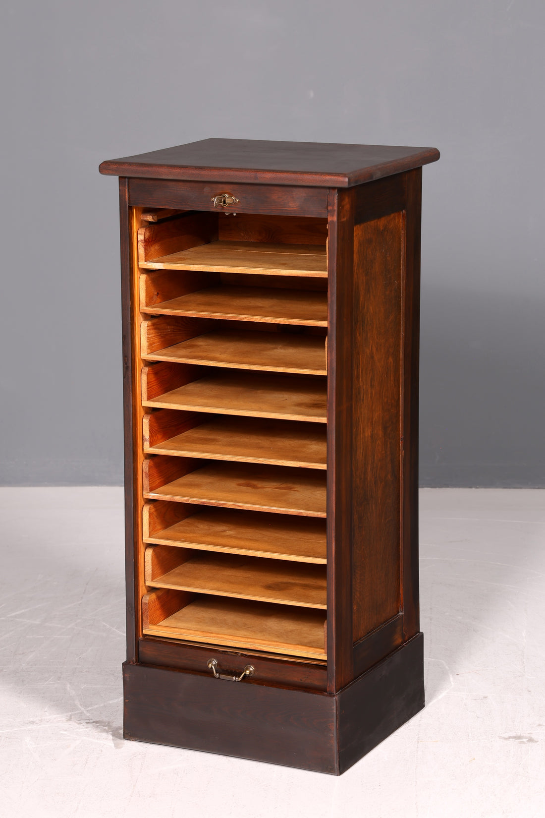 Sobre Armoire à Rideau Bauhaus Armoire à Jalousie Classeur Art Deco Armoire de Bureau Ancienne Vintage