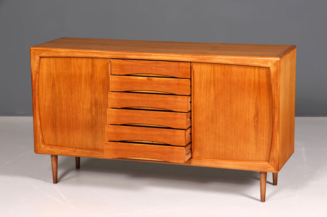 Edles Original Dyrlund Sideboard Mid Century Schrank Danish Design Teak Holz TV Schrank 60s Buffet