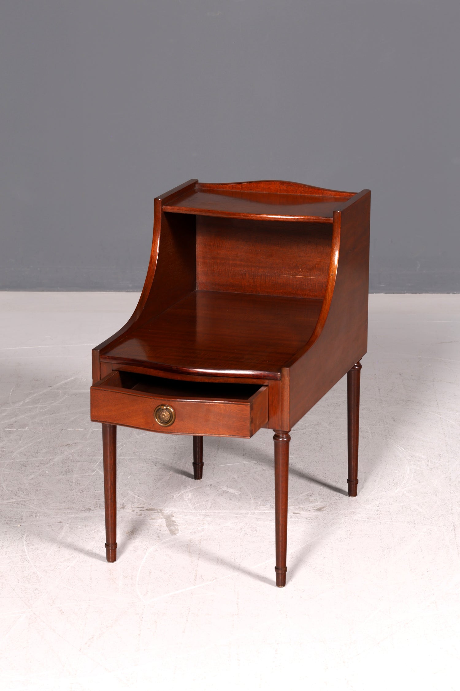 Wunderschöne Englische Kommode Mahagoni Echt Holz Nachttisch Telefontisch Beistelltisch Ablagetisch Antik Vintage