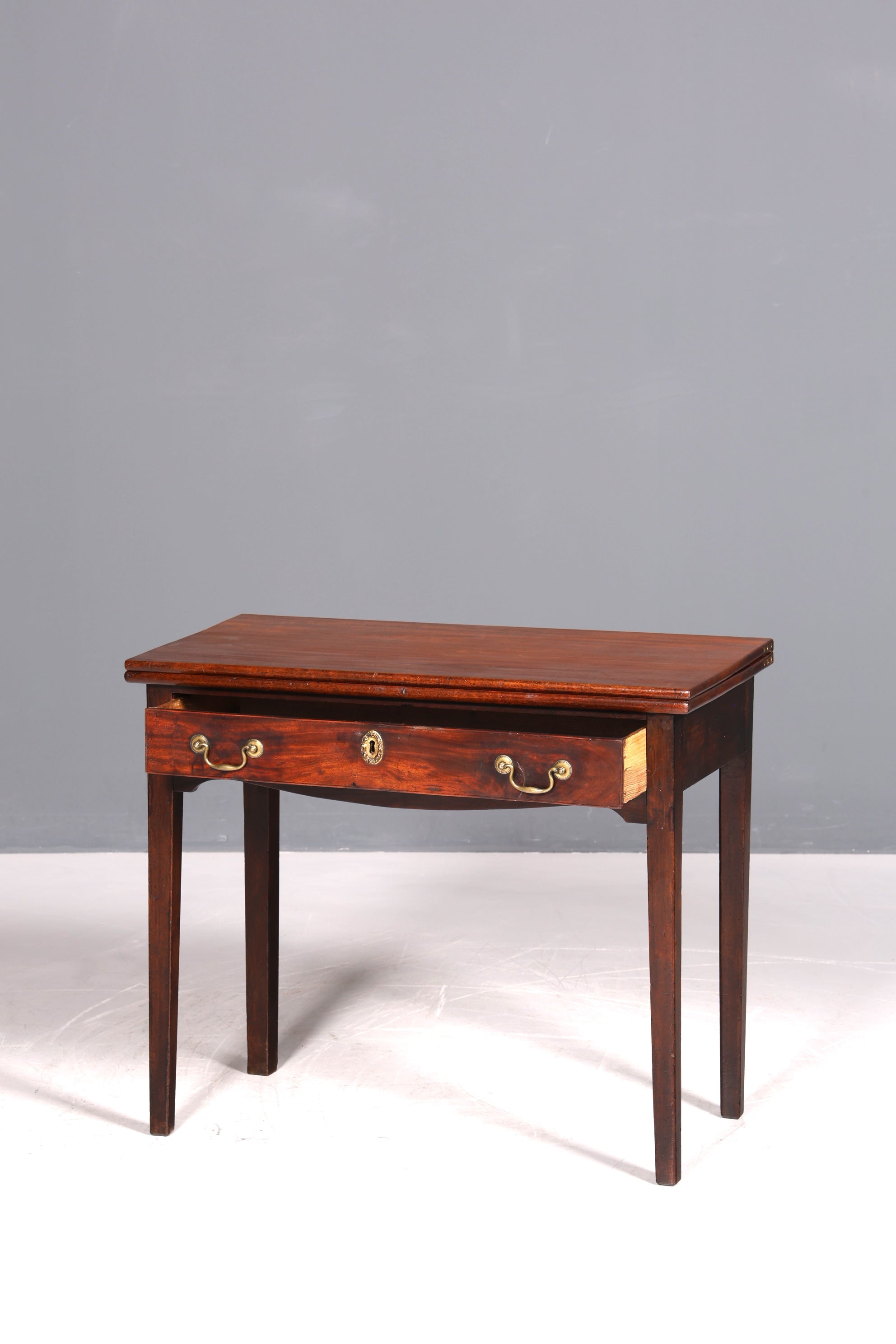 Table anglaise de rêve, console pliante, bureau, bois véritable, antique, table de jeu, table de cuisine, table à manger