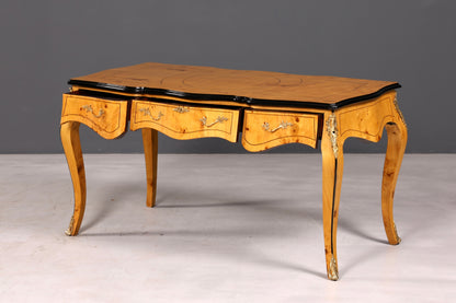 Wunderschöner Louis XV Stil Schreibtisch French Office Desk Antik Stil Bürotisch Massivholz