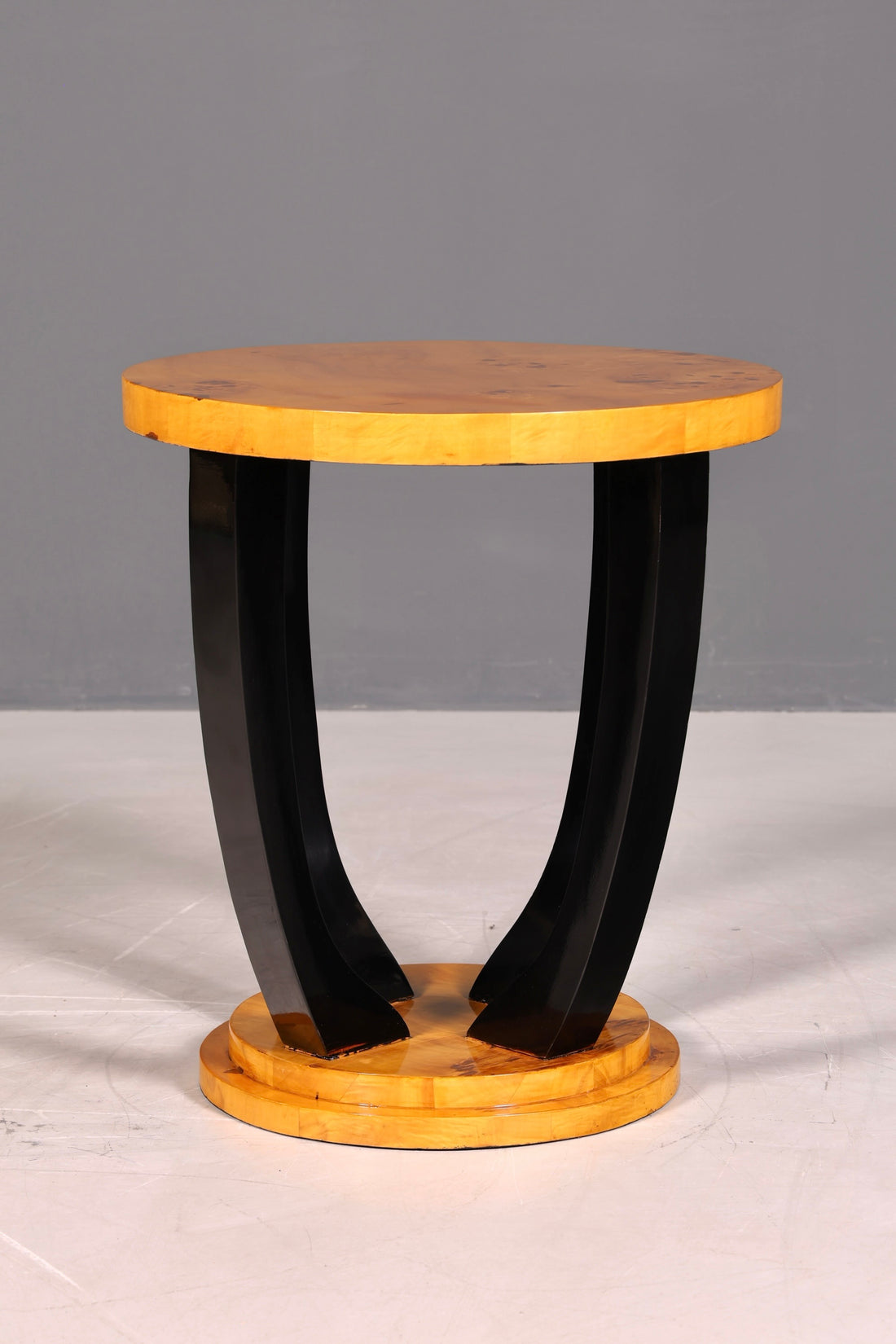 Wunderschöner Art Deco Stil Beistelltisch Antik Stil Tisch Luxus Couchtisch Birke Ablagetisch