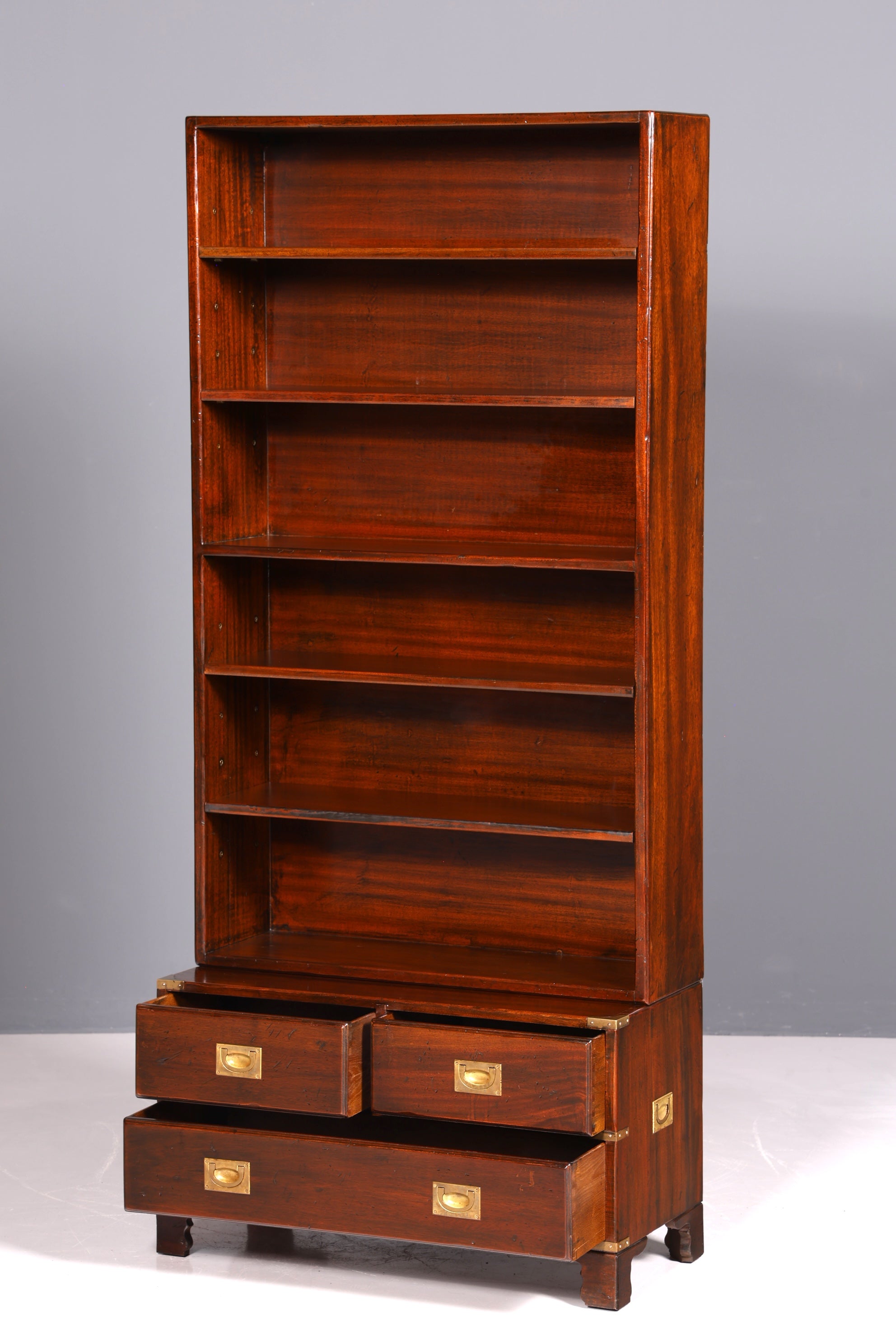 Magnifique bibliothèque de style nautique anglais, en bois véritable, 2 sur 2