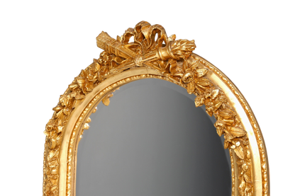 Wunderschöner Prunk Barock Stil Standspiegel Antik Stil Gold Ornament Flurspiegel