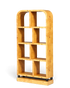 Edles Art Deco Stil Bücherregal Birke Luxus Möbel Kult Regal Bookshelf