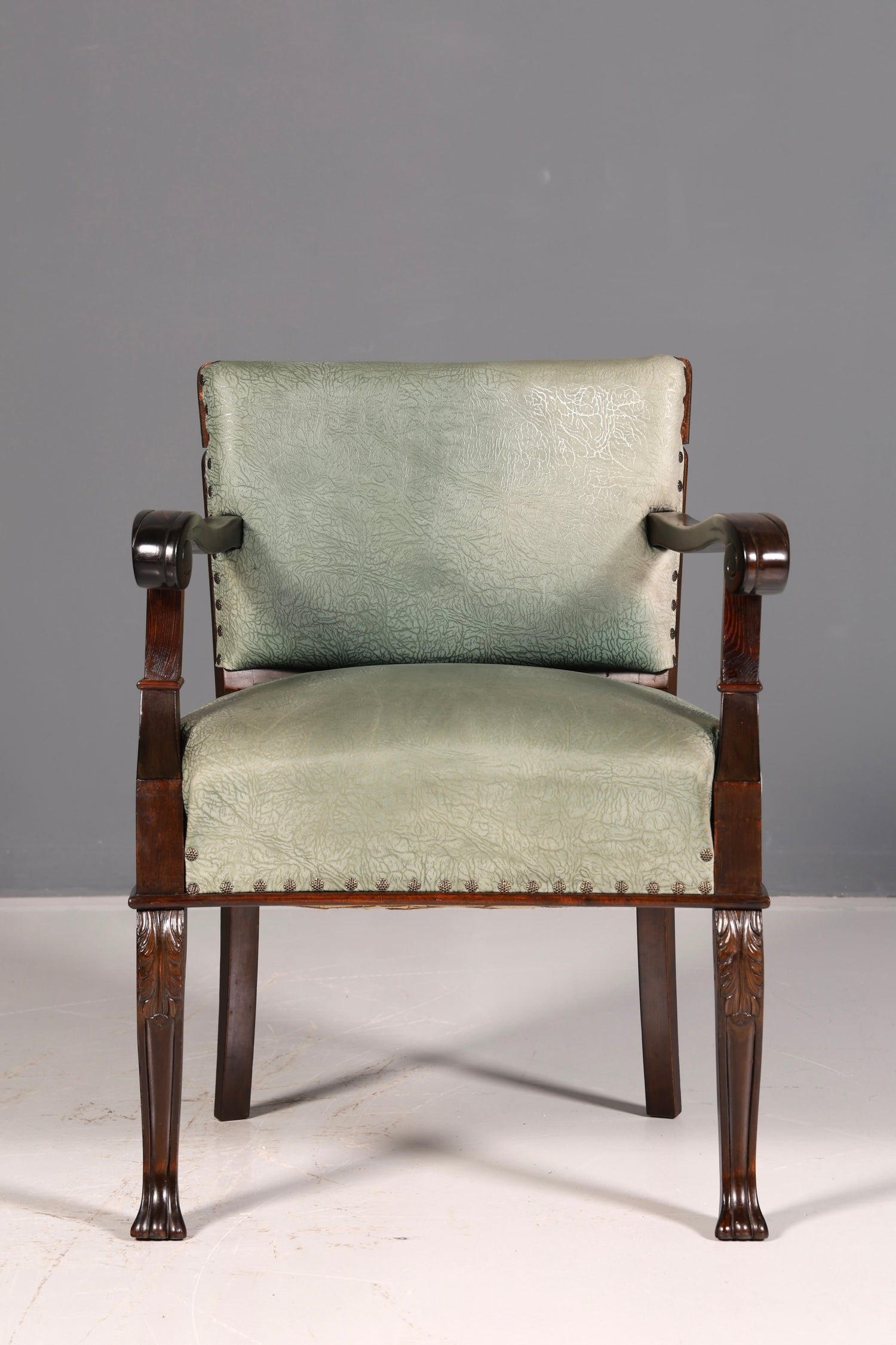 Magnifique fauteuil néo-Renaissance de l’époque Gründerzeit, fauteuil à accoudoirs pour bureau, antique, vers 1910