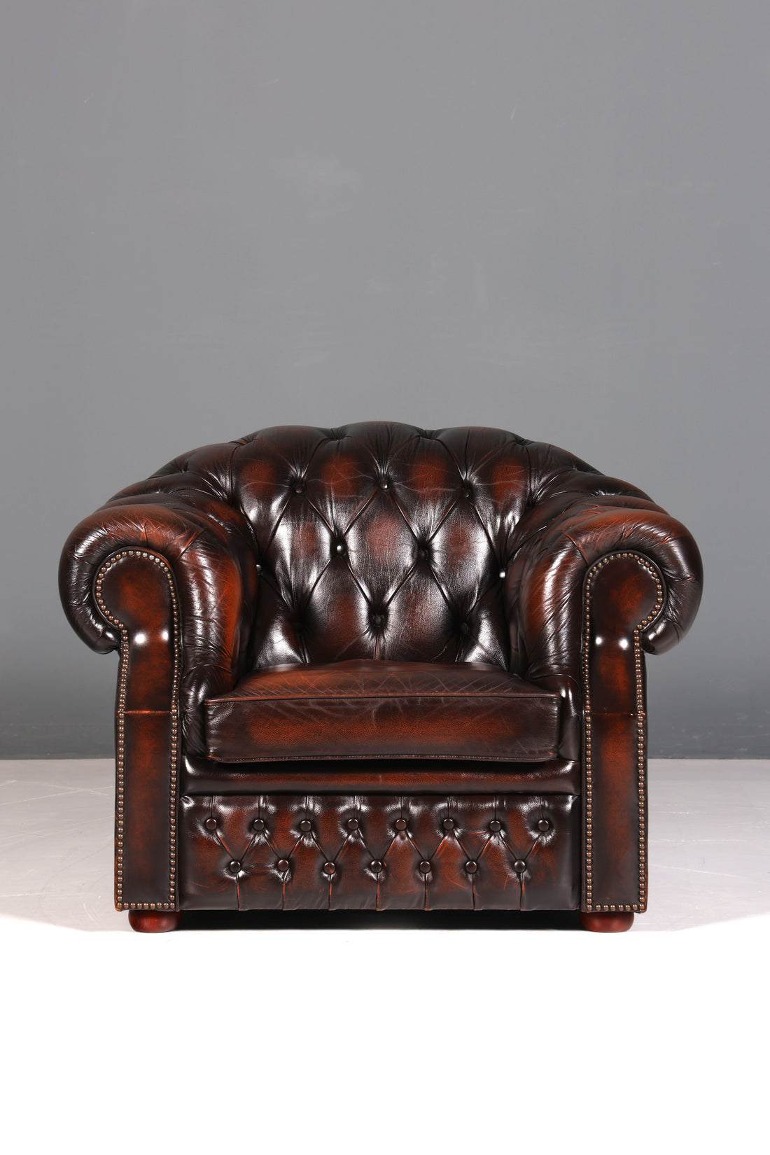 Wunderschöner Original Chesterfield Centurion Sessel Englischer Armlehnsessel Englisch Herrensessel