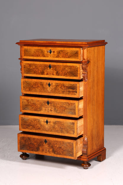 Traumhafte Gründerzeit Kommode Antik Vertiko Schubladenkommode Highboard Chiffoniere Wäschekommode