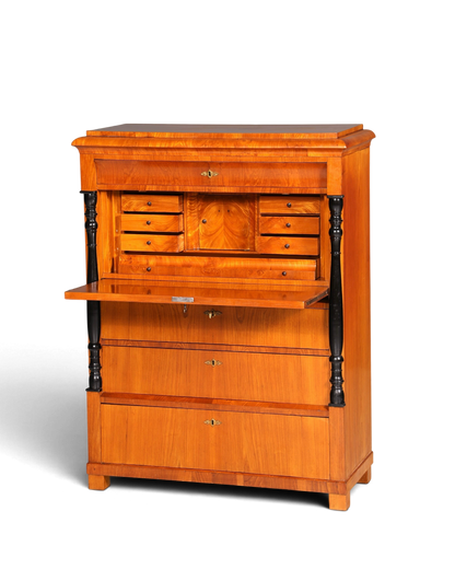 Wunderschöner Original Biedermeier Sekretär um 1860 Englisch Kommode Antik Bürokommode