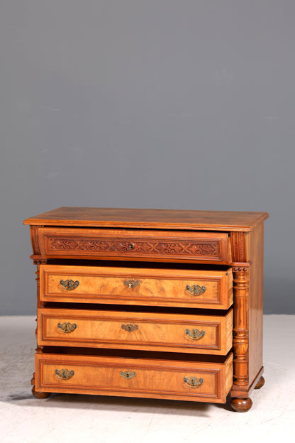 Traumhafte Gründerzeit Kommode Jugendstil Sideboard Antik Schubladenkommode Wäschekommode