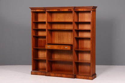 Beeindruckendes XXL Original Heldense Bücherregal Eibe Englisch Regal Standregal Bücherschrank Antik Bibliothek